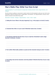 Free Playscripts Template | Year 4 Supported | BookFlik