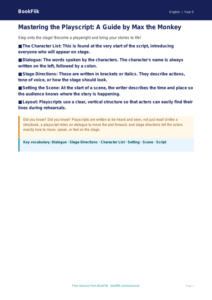 Free Playscripts Poster | Year 5 Core | BookFlik