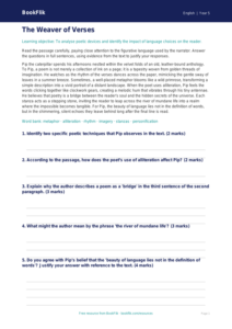 Free Poetry Comprehension | Year 5 Greater Depth | BookFlik