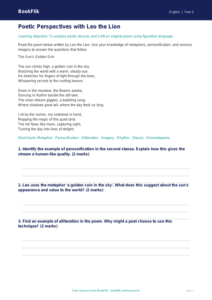 Free Poetry Track Sheet | Year 5 Greater Depth | BookFlik