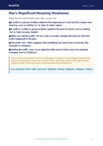 Free Prefixes And Suffixes Poster | Year 4 Greater Depth | BookFlik