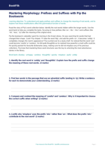 Free Prefixes And Suffixes Track Sheet | Year 4 Greater Depth | BookFlik