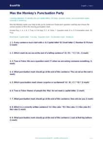 Free Punctuation Quiz | Year 1 Core | BookFlik