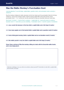 Free Punctuation Activity Sheet | Year 4 Supported | BookFlik