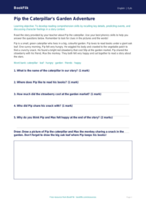 Free Reading Comprehension Worksheet | EYFS Core | BookFlik