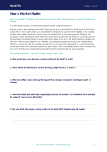 Free Year 3 Reading Comprehension Worksheet | Printable PDF | BookFlik