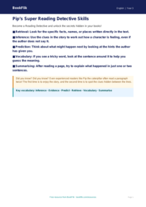 Free Reading Comprehension Poster | Year 3 Core | BookFlik