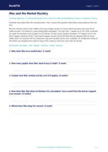 Free Reading Comprehension Track Sheet | Year 3 Core | BookFlik