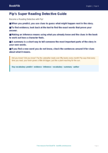 Free Reading Comprehension Poster | Year 4 Supported | BookFlik