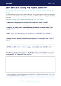Free Stories Activity Sheet | Year 1 Core | BookFlik