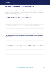 Free Stories Template | Year 1 Core | BookFlik