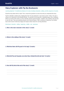 Free Stories Track Sheet | Year 1 Core | BookFlik