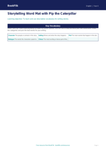 Free Stories Word Mat | Year 4 Supported | BookFlik