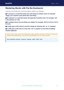 Free Verbal Reasoning Poster | Year 4 Supported | BookFlik