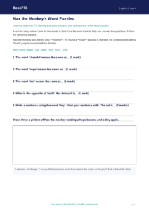 Free Verbal Reasoning Track Sheet | Year 4 Supported | BookFlik