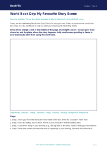 Free World Book Day Drawing Sheet | Year 4 Supported | BookFlik
