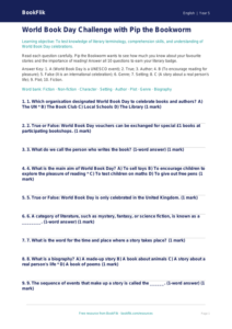 Free World Book Day Quiz | Year 5 Core | BookFlik