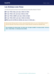 Free Animals Poster | Year 4 Supported | BookFlik