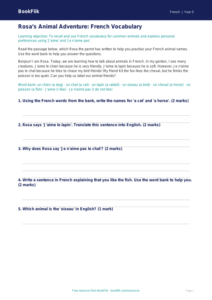 Free Animals Track Sheet | Year 5 Core | BookFlik