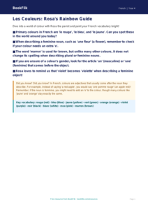 Free Colours Poster | Year 4 Greater Depth | BookFlik