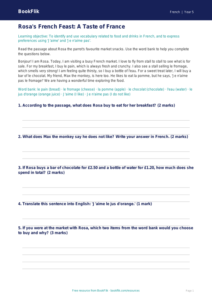 Free Food Track Sheet | Year 5 Core | BookFlik