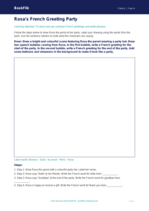 Free Greetings Drawing Sheet | Year 4 Supported | BookFlik