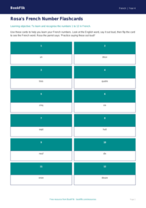 Free Numbers Flashcards | Year 4 Supported | BookFlik