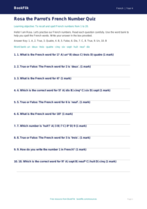 Free Numbers Quiz | Year 4 Supported | BookFlik