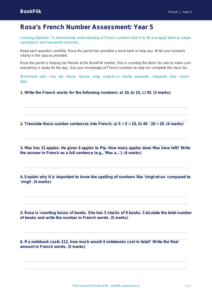 Free Numbers Assessment | Year 5 Core | BookFlik