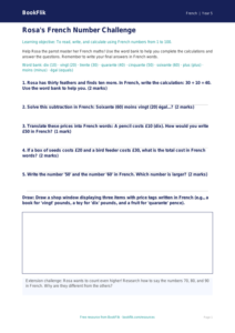 Free Numbers Worksheet | Year 5 Core | BookFlik