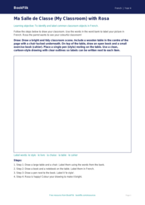 Free School Drawing Sheet | Year 4 Supported | BookFlik