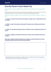 Free Shopping Activity Sheet | Year 4 Supported | BookFlik