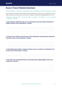 Free Shopping Template | Year 5 Core | BookFlik