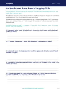 Free Shopping Worksheet | Year 5 Core | BookFlik