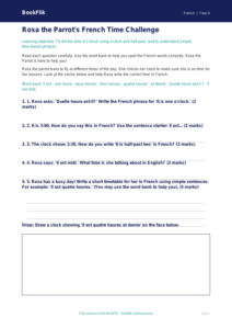Free Telling The Time Assessment | Year 4 Supported | BookFlik