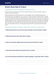 Free Telling The Time Comprehension | Year 4 Supported | BookFlik