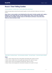 Free Telling The Time Drawing Sheet | Year 4 Supported | BookFlik