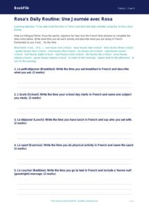 Free Telling The Time Template | Year 5 Core | BookFlik