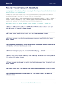 Free Transport Quiz | Year 4 Greater Depth | BookFlik