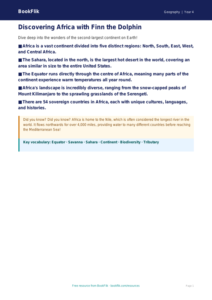 Free Africa Poster | Year 4 Greater Depth | BookFlik