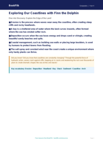 Free Coasts Poster | Year 4 Greater Depth | BookFlik