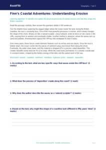 Free Coasts Comprehension | Year 5 Core | BookFlik
