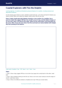 Free Coasts Drawing Sheet | Year 5 Core | BookFlik