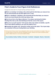 Free Grid References Poster | Year 4 Greater Depth | BookFlik