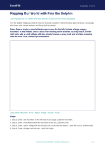 Free Human And Physical Geography Drawing Sheet | Year 4 Supported | BookFlik
