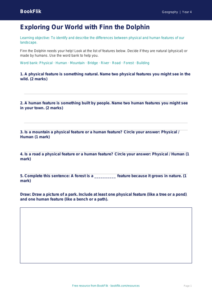 Free Human And Physical Geography Worksheet | Year 4 Supported | BookFlik