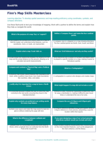 Free Map Skills Flashcards | Year 4 Greater Depth | BookFlik