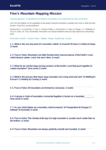 Free Mountains Quiz | Year 5 Core | BookFlik