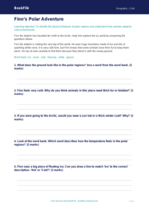 Free Polar Regions Worksheet | EYFS Core | BookFlik