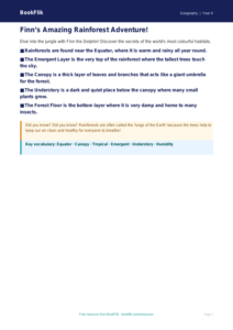 Free Rainforests Poster | Year 4 Supported | BookFlik